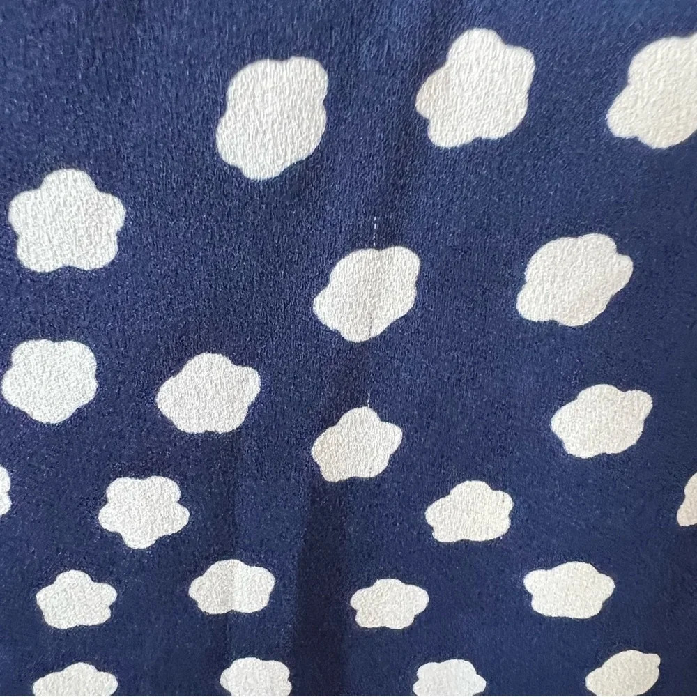 Kate Spade could floral dot patterned midi sleeveless shirt dress 17229 - Picture 15 of 16